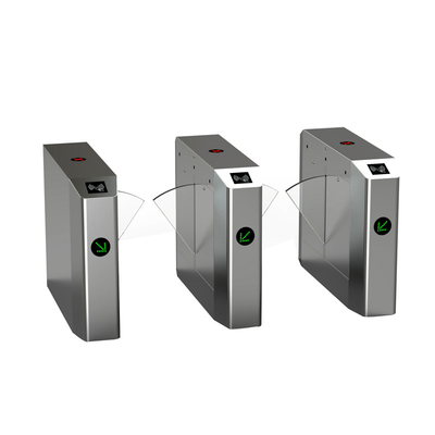 One Entrance Flap Gate Turnstile Access Control Intelligent Security Devices